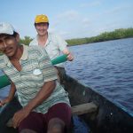 Guatemala : Deux hommes en barque