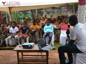 Photo de l'action sociale au Cameroun, avec LifeTime Projects
