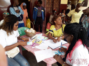 Photo de l'action sociale au Cameroun, avec LifeTime Projects