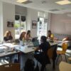 Formation au départ avec notre groupe de service civique