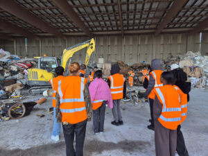 Visite au centre de tri Lingelheld - ECSI