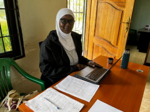 Fatou en contrat de service civique